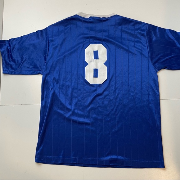 Vintage Adidas 90s Shiny Warm Up Soccer Jersey Size Mens XL Made in USA - Picture 6 of 7